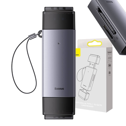 Attēls no Baseus Lite Series SDTF USB + USB-C Card Reader