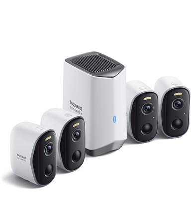 Изображение Baseus Security N1 Plus Outdoor Camera 2K 4-Cam Kit