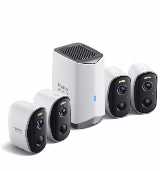Picture of Baseus Security N1 Plus Outdoor Camera 2K 4-Cam Kit