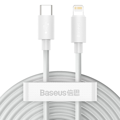 Attēls no Baseus Simple Wisdom Data Cable Kit datu pārraides