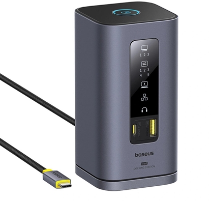 Attēls no Baseus Spacemate Series 11-in-1 (MAC) Docking Station, Grey