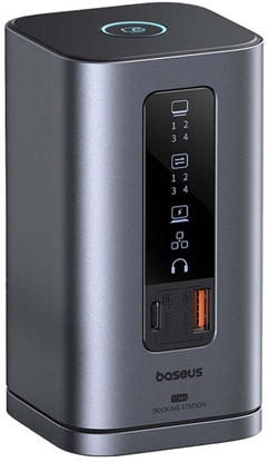 Attēls no Baseus Spacemate Series 11-in-1 (WIN) Docking Station, Grey