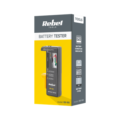 Attēls no Bateriju testeris Rebel RB-168