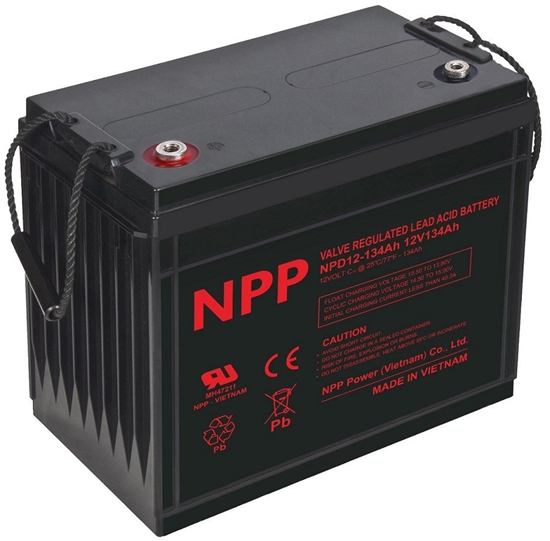 Изображение Battery 12V 134Ah T16(M8) Pb deep discharge AGM NPP