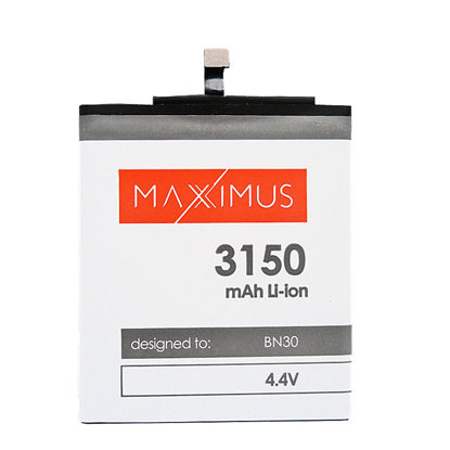 Picture of BATTERY MAXXIMUS XIA REDMI 4A 3150mAh Li-lon  BN30
