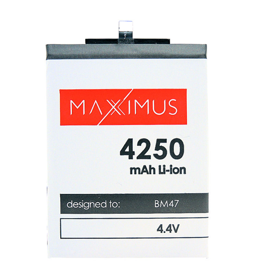Picture of BATTERY MAXXIMUS XIA REDMI 4X 4250mAh Li-lon  BM47