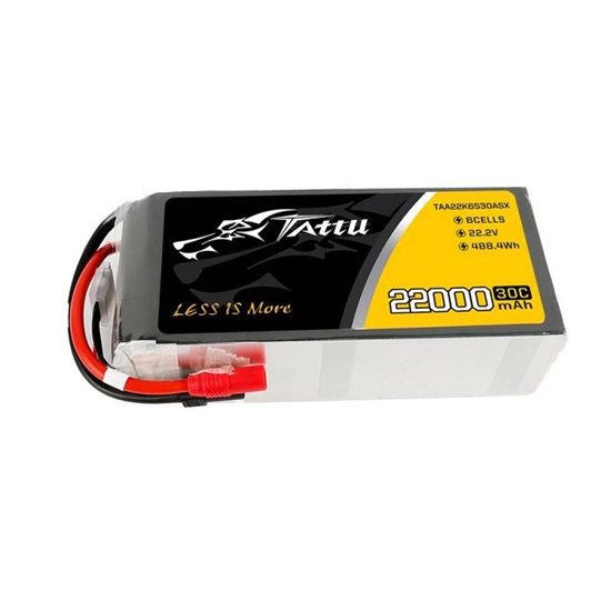 Picture of Battery Tattu 22000mAh 22.2V 30C 6S1P LiPo AS150+XT150