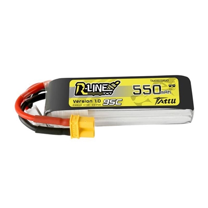 Picture of Battery Tattu R-Line 550mAh 7.4V 95C 2S1P XT30