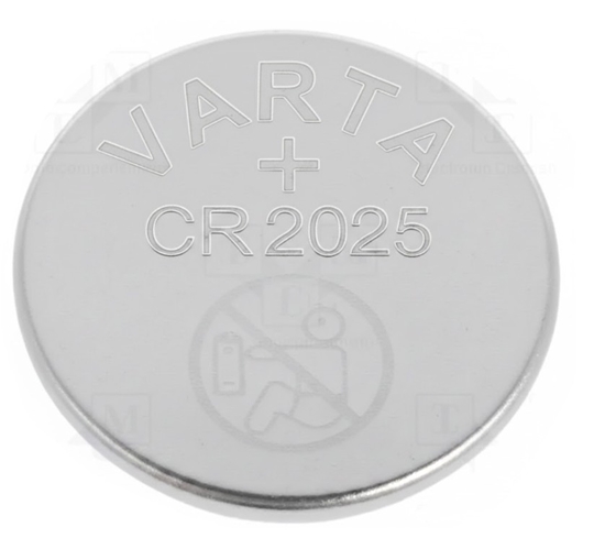 Picture of Battery: lithium | 3V | CR2025,coin | Ø20x2.5mm | 157mAh