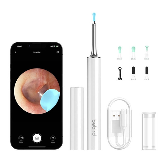 Изображение Bebird Otoskop z kamer do czyszczenia uszu Bebird T15 (biay)
