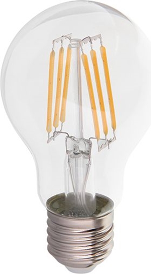 Picture of BestService arówka dekoracyjna LUMAX 6W E27 A60 230V 3000K 550LM 300ST COG filament (LC110)