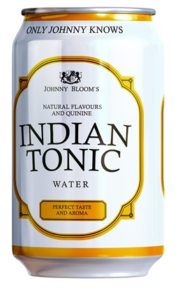 Picture of Bezalkoholisks dzēriens JOHNNY BLOOM'S Tonic Indian, gāzēts, bundžā, 0.33l (DEP)
