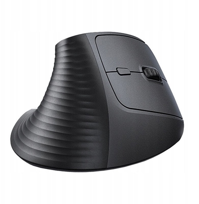 Attēls no Bezvadu vertikala pele 2 4 GHz / Bluetooth 5.4 (regulejams DPI)  melna