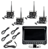 Picture of Bezvadu video novērošanas komplekts komerctransportam ar DVR, LCD monitoru un 4 kamerām, SD slots