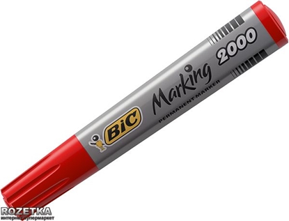 Attēls no Bic marker permanent 2000 kocówka okrga czerwony