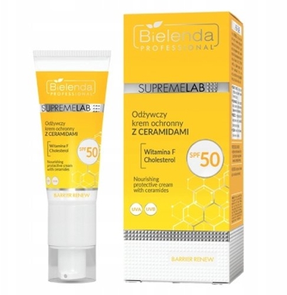 Изображение Bielenda BIELENDA PROFESSIONAL_Supremelab Barrier Renew odywczy krem ochronny z ceramidami SPF50 40ml