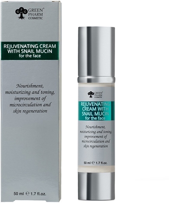 Изображение Bielenda GREEN PHARM COSMETICS_Rejuvenating Cream With Snail Mucin krem do twarzy 50ml