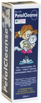 Attēls no Bio-Life PETAL CLEANSE Pyn oczyszczajcy dla kotów i maych zwierzt zapobiegajcy alergii u ludzi 350ml