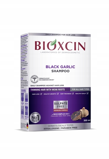 Изображение Bioxsine BIOXCIN Szampon do wosów z czarnym czosnkiem 300 ml