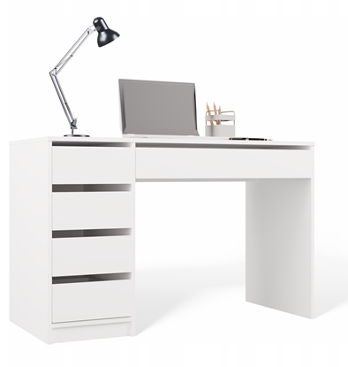 Picture of Biurko Duronic Biurko ARTO BIAE 120 CM 5 Szuflad Szafka Nowoczesne Do Pracy Domu Biura