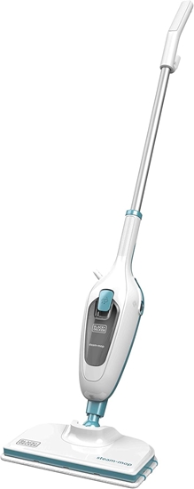 Picture of BLACK & DECKER Steam mop | FSM13E1-QS | Power 1300 W | Water tank capacity 0.38 L | White