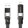 Picture of Blitzwolf BW-HDC7 4-in-1 USB+C+Lightning cable 240W 1.2m (black)