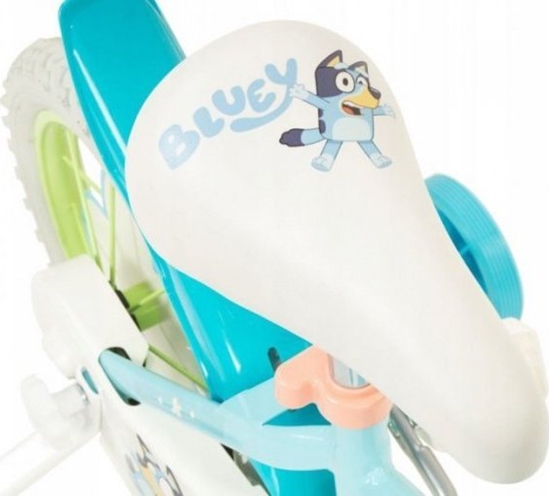 Изображение Bluey Rower dziecicy Bluey 14" Niebieski Kolor Zielony