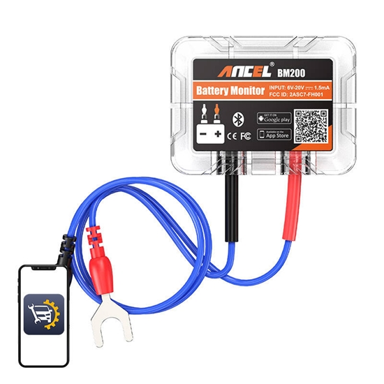 Picture of ANCEL Bezprzewodowy tester akumulatorów Bluetooth Ancel BM200 6-20 V DC