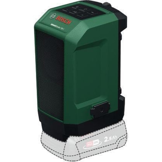 Изображение Bluetooth® skaļrunis Bosch UniversalSpeaker 18V-1; 11 W; (bez akumulatora un lādētāja)