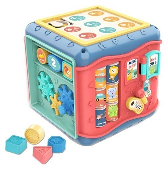 Picture of Bounn Edukacyjna kostka 8w1 sorter dla dzieci 18 m+