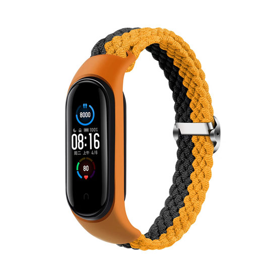 Picture of BRAIDED BAND SMART BAND M3|M4|M5|M6 ORANGE-GRAY