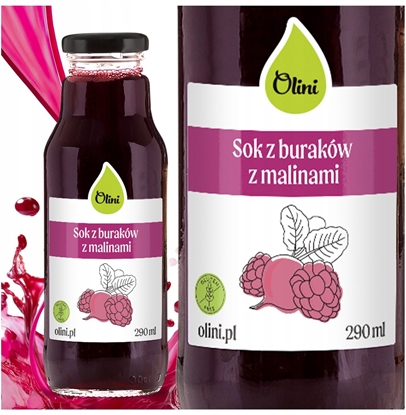 Attēls no BRAT.PL OLINI_Sok z buraków z malinami 290ml