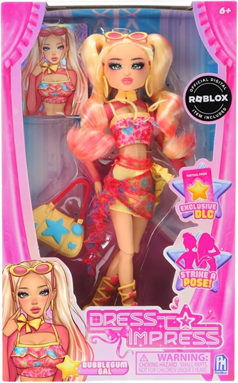 Picture of Broen PHM DRESS TO IMPRESS LALKA BUBLE GUM GAL