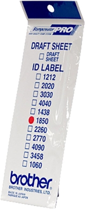 Picture of Brother ID1850 - 18 x 50 mm 12 Etykieta(e) Etykiety stemplowe do StampCreator PRO SC-2000, PRO SC-2000USB