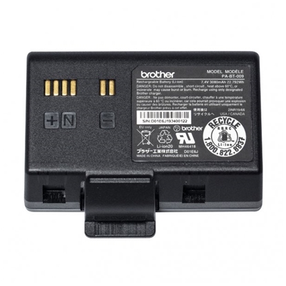 Attēls no BROTHER PABT009 Rechargeable Li-ion battery RJ-3035B/3055WB