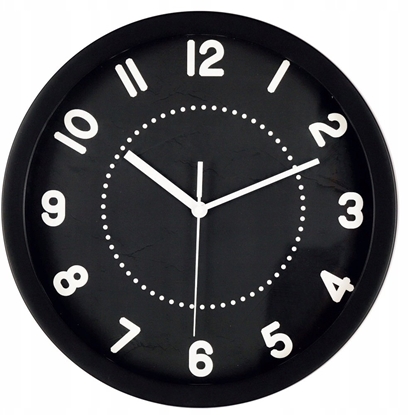 Attēls no Brunbeste Zegar cienny na cian do kuchni salonu czarny okrgy BRUNBESTE BB-1861