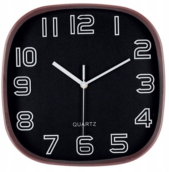 Picture of Brunbeste Zegar cienny na cian do kuchni salonu kwarcowy czarny BRUNBESTE BB-1867