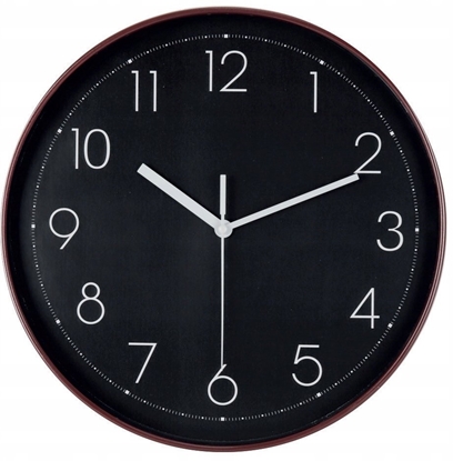 Attēls no Brunbeste Zegar cienny na cian do kuchni salonu okrgy czarny 30CM BRUNBESTE BB-1874