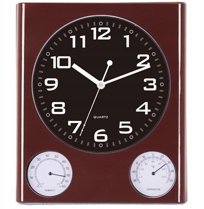 Attēls no Brunbeste Zegar cienny na cian do kuchni salonu z barometrami barometr BRUNBESTE BB-1869