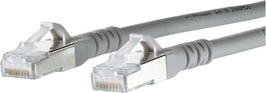 Picture of BTR BTR - Patch Cable - RJ-45 (M) - RJ-45 (M) - 2m - unshielded - CAT 6a - halogen free - gray (1308452033- E)