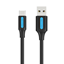 Attēls no CABLE USB2.0 TO USB-C/1.5M BLACK COKBG VENTION