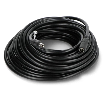 Изображение Cable; DC 5,5/2,1 plug,DC 5,5/2,1 socket; 0.5mm2; black; 10m