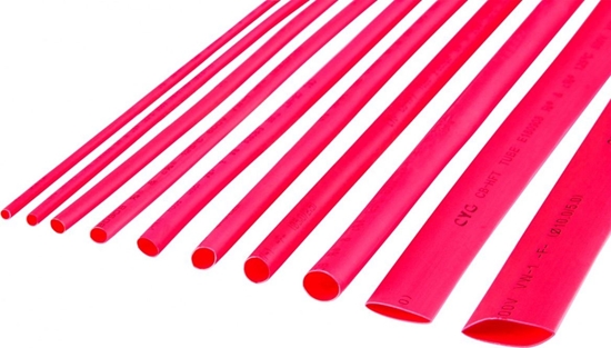 Изображение Cabletech Rurka termokurczliwa 1,5mm x 1m czerwona (LEC-NAR0252.1)