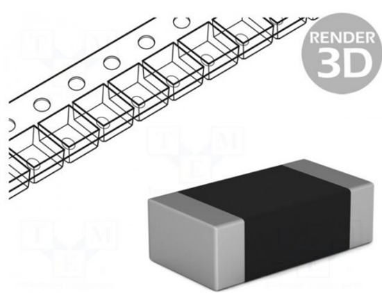 Изображение Capacitor: ceramic; MLCC; 4.7uF; 25V; X7R; ±10%; SMD; 1206