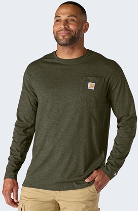 Attēls no Carhartt Koszulka Carhartt Force Midweight Pocket BASIL HEA