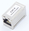 Изображение CAT6 CAT5E Ekranēts inline savienotājs-adapteris | 2xRJ45 | STP | FTP