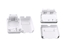 Picture of Cat6a , Surface mounted Computer socket/ 2xRJ45