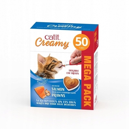 Изображение Catit Creamy Megapack dla kota oso z krewetkami 50x10g