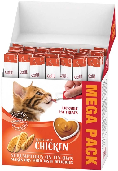 Picture of Catit Creamy Megapack, przysmak, dla kota, kurczak, 50x10g