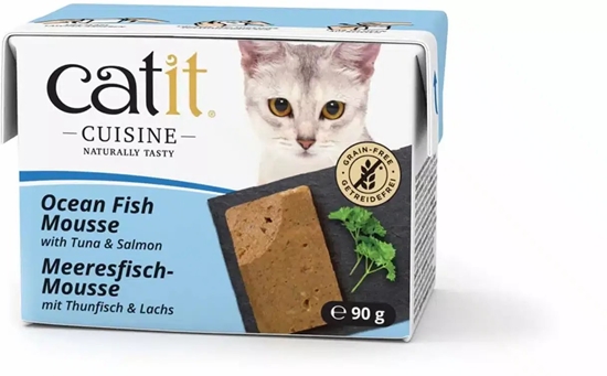 Изображение Catit Cuisine Ocean Fish Mouse, pasta, dla kota, tuczyk i oso, 90g